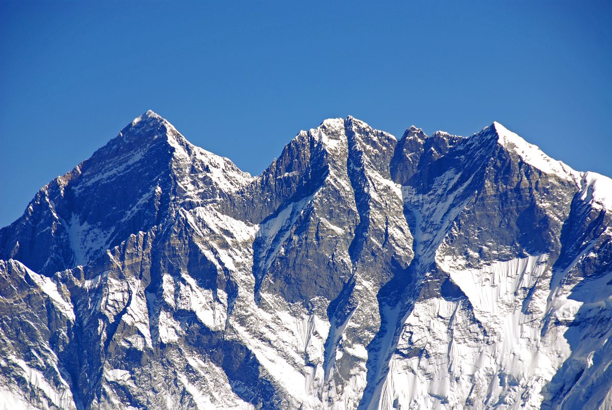 13 13 Everest Southwest and Southeast Faces, Lhotse South Face, Lhotse, Lhotse Middle, Lhotse Shar From Mera Peak Eastern Summit